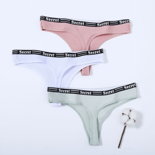 Women Seamless Cotton Underwear Sexy G String Thongs